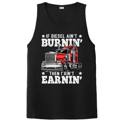 Funny Diesel Trucker Big Rig Semitrailer Truck Driver PosiCharge Competitor Tank