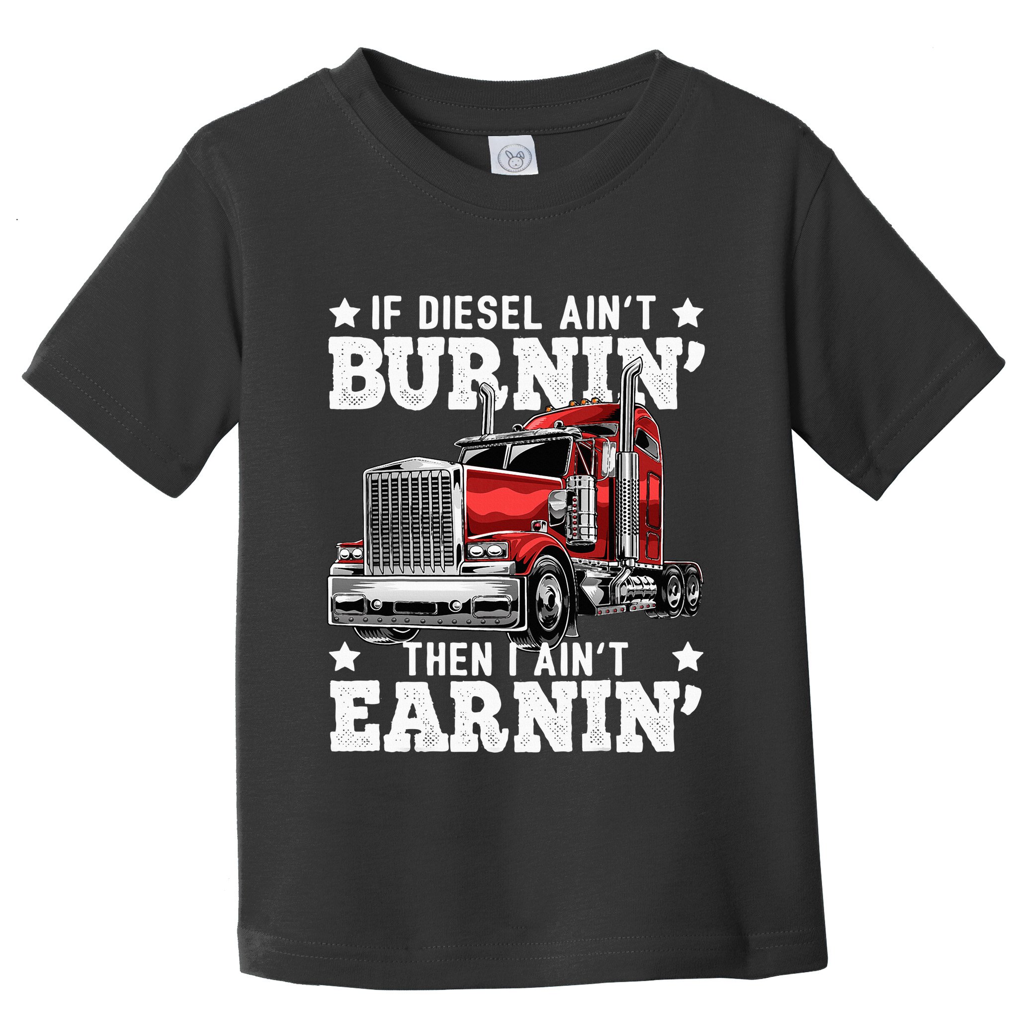 Funny Diesel Trucker Big Rig Semitrailer Truck Driver Toddler T-Shirt