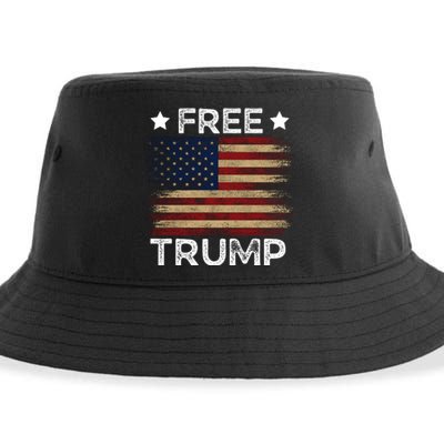 Free Donald Trump Republican Support  Sustainable Bucket Hat