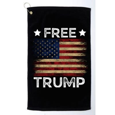 Free Donald Trump Republican Support  Platinum Collection Golf Towel