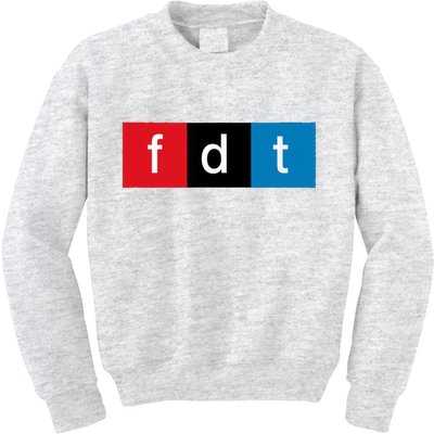 Foxtrot Delta Tango Protest Pun Kids Sweatshirt