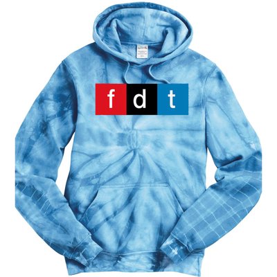 Foxtrot Delta Tango Protest Pun Tie Dye Hoodie