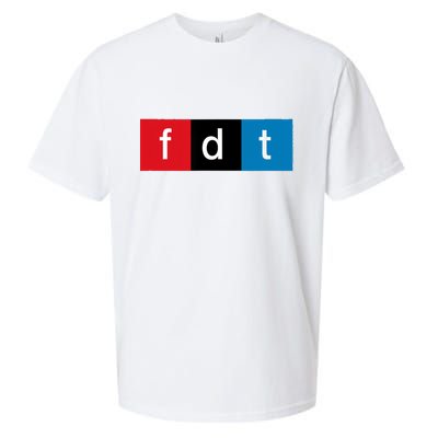 Foxtrot Delta Tango Protest Pun Sueded Cloud Jersey T-Shirt