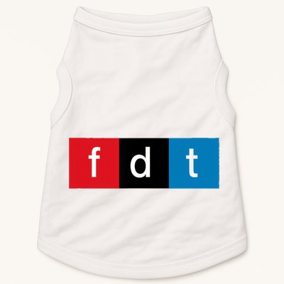 Foxtrot Delta Tango Protest Pun Doggie Tank