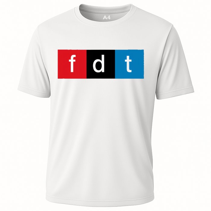 Foxtrot Delta Tango Protest Pun Cooling Performance Crew T-Shirt