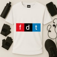 Foxtrot Delta Tango Protest Pun Cooling Performance Crew T-Shirt