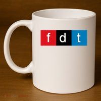 Foxtrot Delta Tango Protest Pun 11oz C Handle Ceramic Mug
