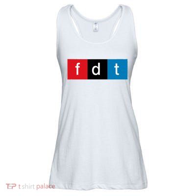 Foxtrot Delta Tango Protest Pun Ladies Essential Flowy Tank