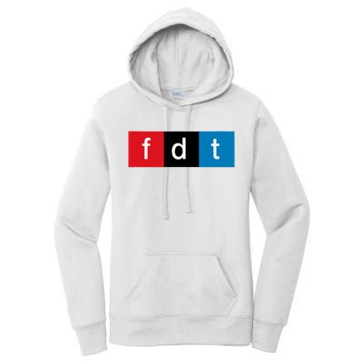 Foxtrot Delta Tango Protest Pun Women's Pullover Hoodie