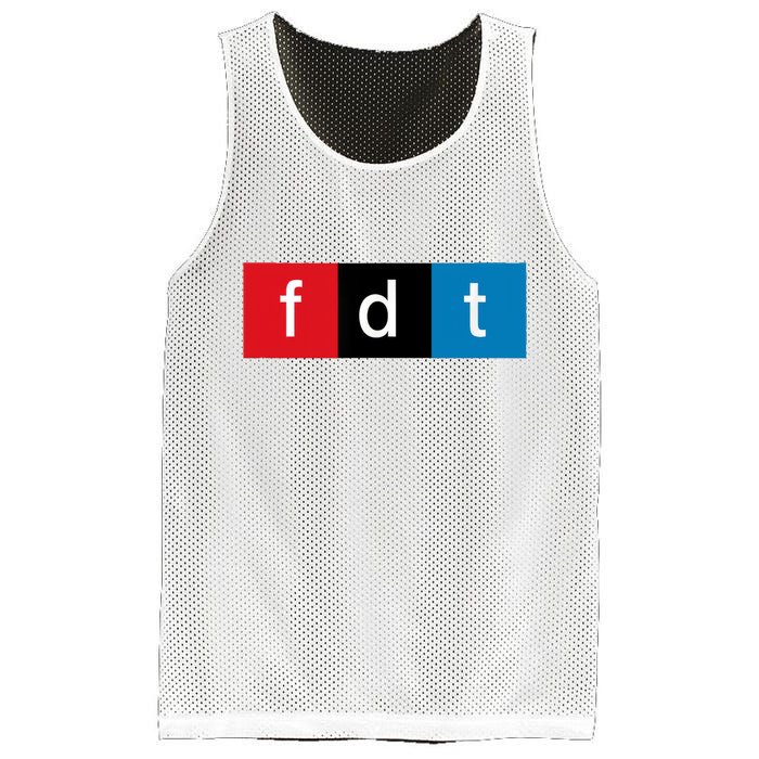 Foxtrot Delta Tango Protest Pun Mesh Reversible Basketball Jersey Tank