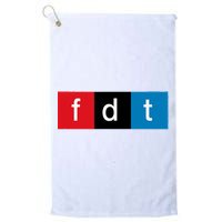 Foxtrot Delta Tango Protest Pun Golf Towel