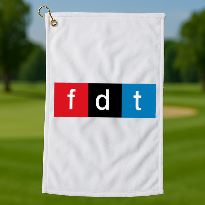 Foxtrot Delta Tango Protest Pun Golf Towel