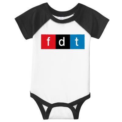 Foxtrot Delta Tango Protest Pun Infant Baby Jersey Bodysuit