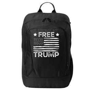 Free Donald Trump Republican Support  City Backpack