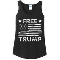 Free Donald Trump Republican Support  Ladies Essential Tank