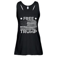 Free Donald Trump Republican Support  Ladies Essential Flowy Tank