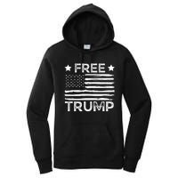 Free Donald Trump Republican Support  Women's Pullover Hoodie