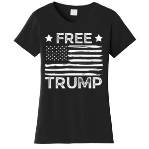 Free Donald Trump Republican Support  Women's T-Shirt