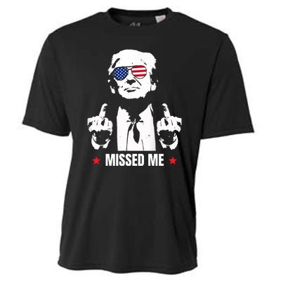 Funny Donald Trump Missed Me Cooling Performance Crew T-Shirt