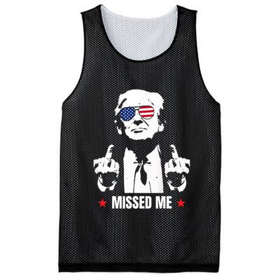 Funny Donald Trump Missed Me Mesh Reversible Basketball Jersey Tank