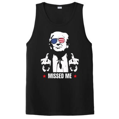 Funny Donald Trump Missed Me PosiCharge Competitor Tank