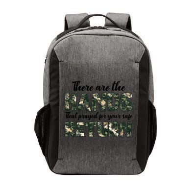Father's Day There Are The Hands That Prayed Veteran Camo Vector Backpack