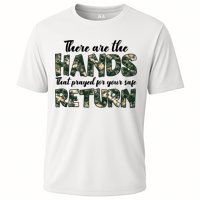 Father's Day There Are The Hands That Prayed Veteran Camo Performance Shirt