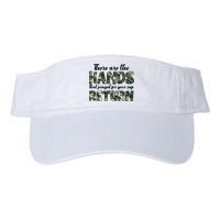 Father's Day There Are The Hands That Prayed Veteran Camo Visor