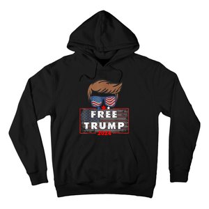 Free Donald Trump Republican Support Hoodie