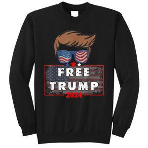 Free Donald Trump Republican Support Sweatshirt