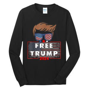 Free Donald Trump Republican Support Tall Long Sleeve T-Shirt