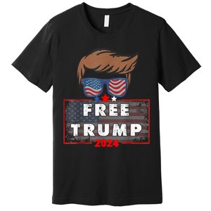 Free Donald Trump Republican Support Premium T-Shirt