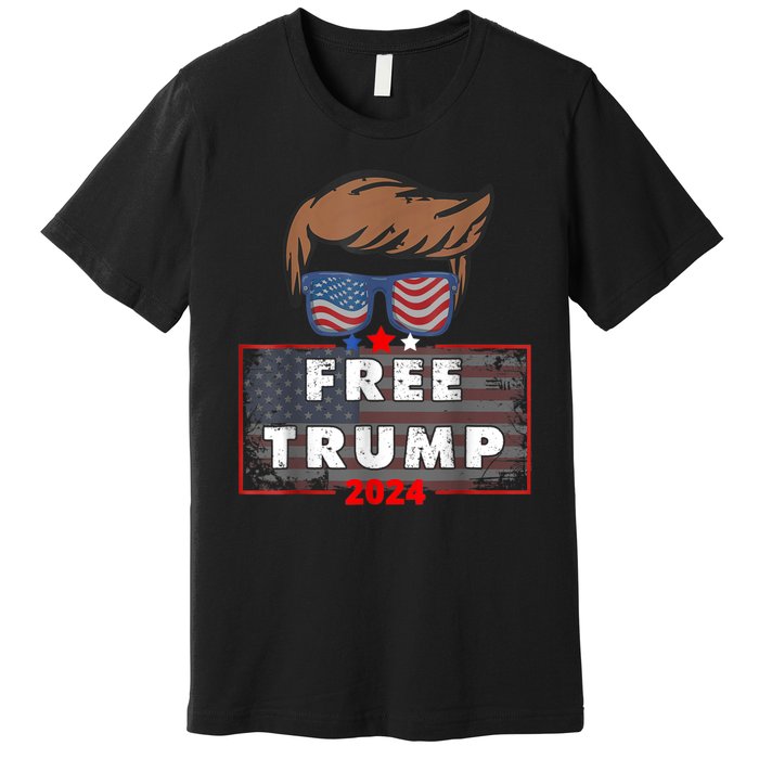 Free Donald Trump Republican Support Premium T-Shirt