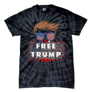 Free Donald Trump Republican Support Tie-Dye T-Shirt