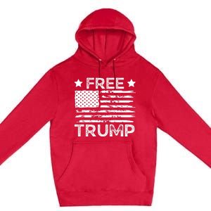 Free Donald Trump Republican Support  Premium Pullover Hoodie