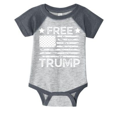 Free Donald Trump Republican Support  Infant Baby Jersey Bodysuit