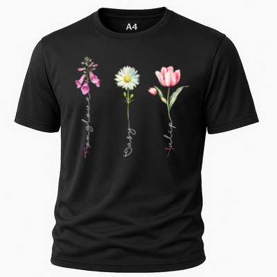 Foxglove Daisy Tulip Floral Performance Shirt
