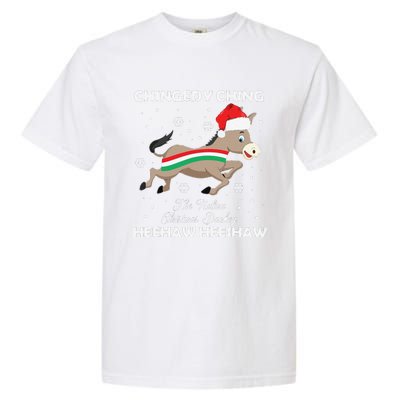 Funny Dominick The Christmas Donkey Italian Donkey Garment-Dyed Heavyweight T-Shirt