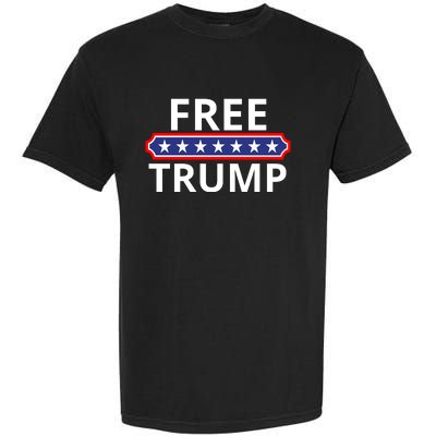 Free Donald Trump Republican Support  Garment-Dyed Heavyweight T-Shirt