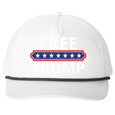 Free Donald Trump Republican Support  Snapback Five-Panel Rope Hat