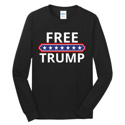 Free Donald Trump Republican Support  Tall Long Sleeve T-Shirt