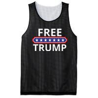 Free Donald Trump Republican Support  Mesh Reversible Basketball Jersey Tank