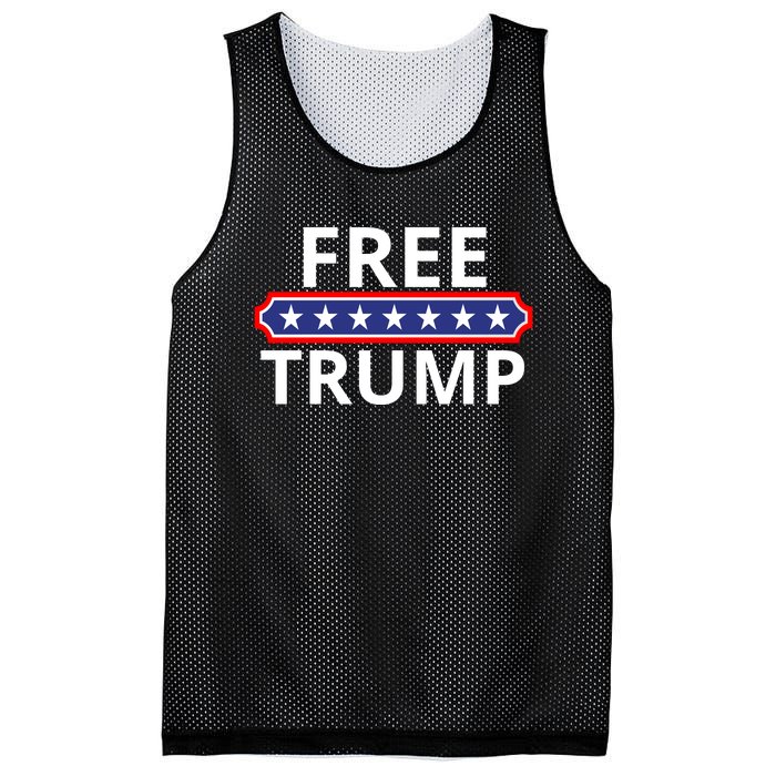 Free Donald Trump Republican Support  Mesh Reversible Basketball Jersey Tank