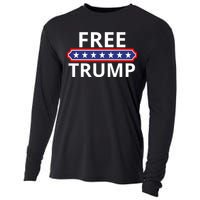 Free Donald Trump Republican Support  Cooling Performance Long Sleeve Crew