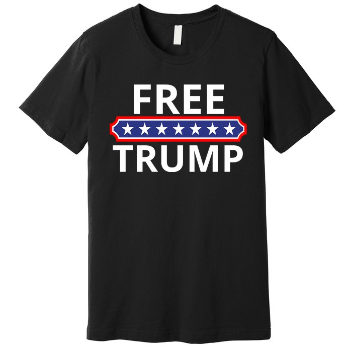 Free Donald Trump Republican Support  Premium T-Shirt