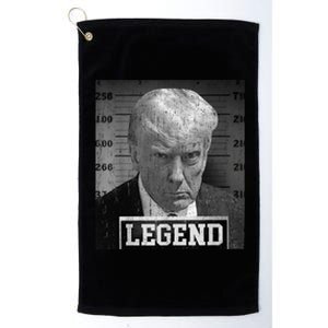 Free Donald Trump Mug Shot Republican President MAGA 2024 Platinum Collection Golf Towel