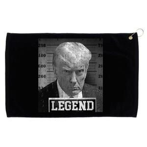 Free Donald Trump Mug Shot Republican President MAGA 2024 Grommeted Golf Towel