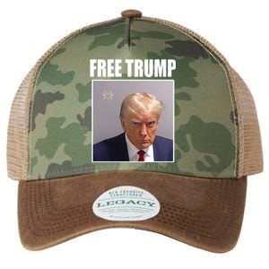 Free Donald Trump Mugshot Election Legacy Tie Dye Trucker Hat