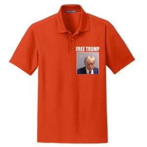 Free Donald Trump Mugshot Election Dry Zone Grid Polo