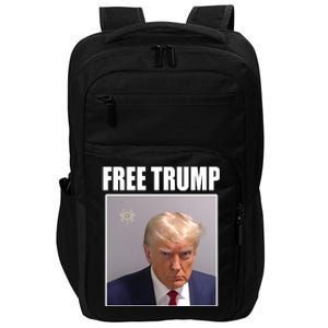 Free Donald Trump Mugshot Election Impact Tech Backpack